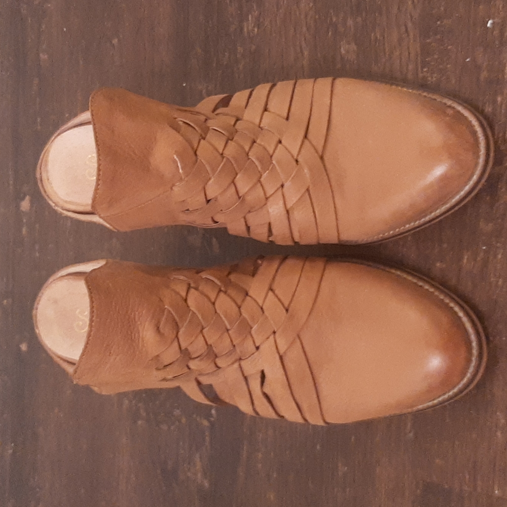 Seychelles Leather Braided Mules